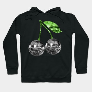 Pair of Silver Disco Ball Cherries Hoodie